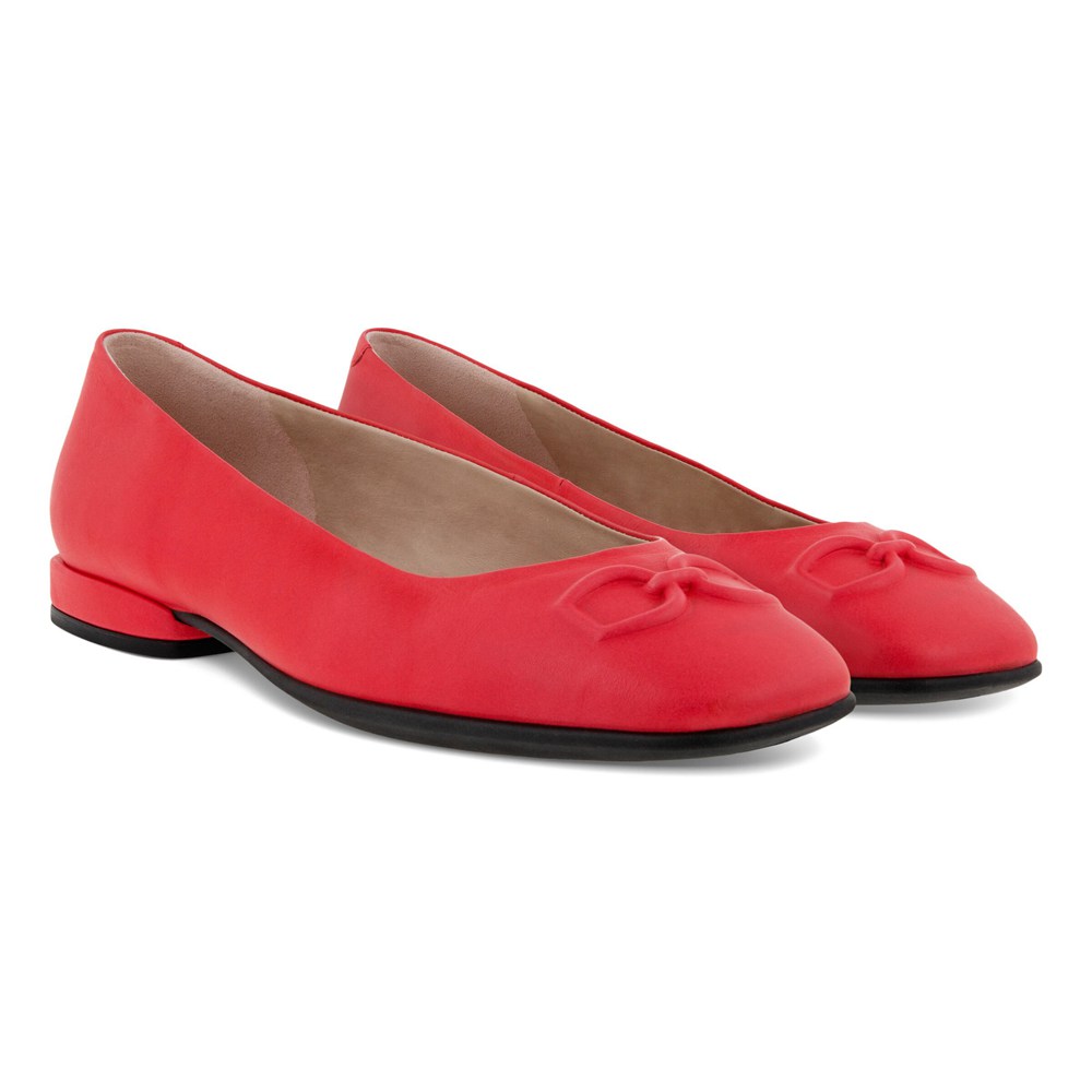 Bailarinas Mujer - ECCO Anine Squareds - Rojos - SAZ863517